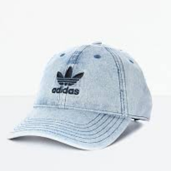 adidas Accessories - Adidas Trefoil Denim Baseball Hat